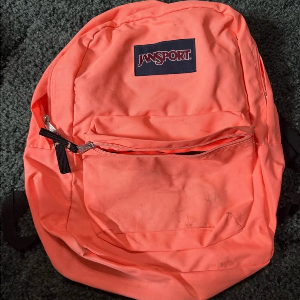 Jansport Neon Orange Backpack